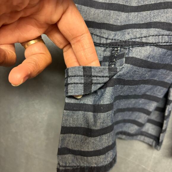 Osh Kosh B’Gosh Shortall Size 4T Carpenter Pinstripe Sailor Boat Multipocket New - Picture 9 of 12